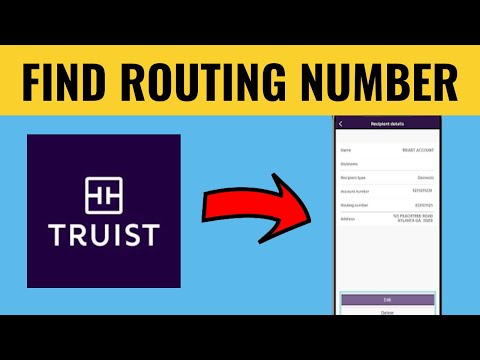 Truist Routing Number Texas