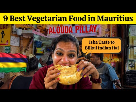 Best Street Food in Mauritius 🇲🇺 | Vegetarian MAURITIAN Food in Port Louis | Mauritius Food Tour