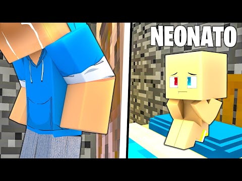 CHIUDO NOSTRO FIGLIO NEONATO VAMPIRO IN UN BUNKER...- Famiglia Di Minecraft *VAMPIRI* #49