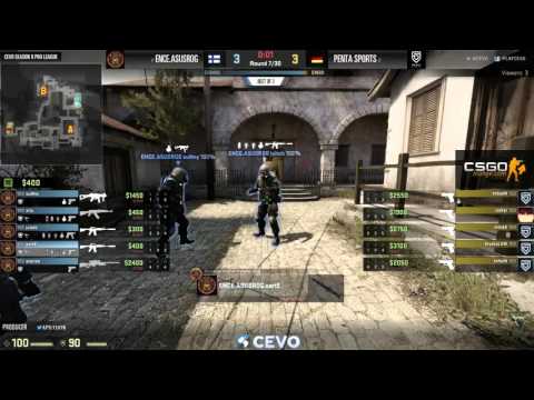 ENCE eSports vs PENTA SPORTS Kartta 2 de_inferno p3sta CEVO 9 08.03.2016