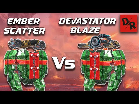 War Robots - Shell Vs Shell - Ember Scatter Vs Devastator Blaze - Death Row WR