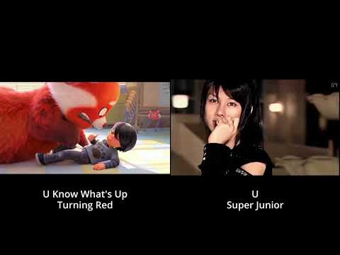 U Know What's Up from Turning Red vs U by Super Junior | Side by side comparison