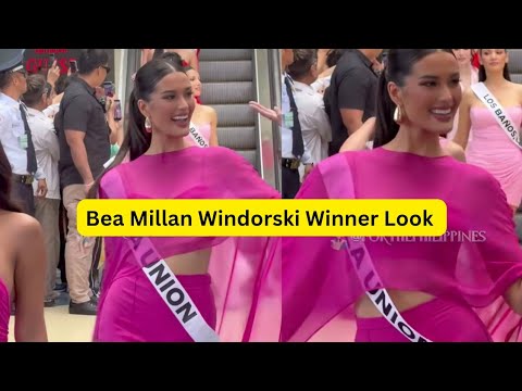 Miss Universe Philippines 2026 La Union Bea Millan Windorski Spotted With Winner Look