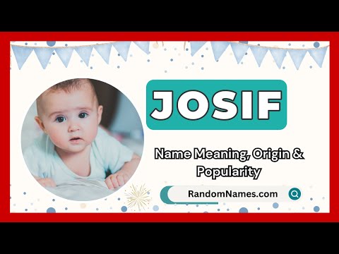 Josif - Baby Boy Name Meaning, Origin & Popularity - RandomNames.com