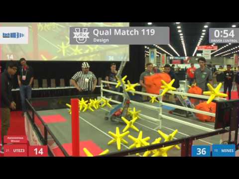 2017 VEXU Design Q119 - UTEZ3 vs MINES - 8 to 36