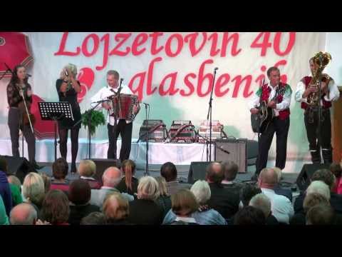 Lojze Ogorevc s prijatelji-Dekle iz Ribn'ce (v živo)