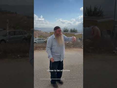 Israeli settler rabbi says Palestinians should leave the occupied West Bank