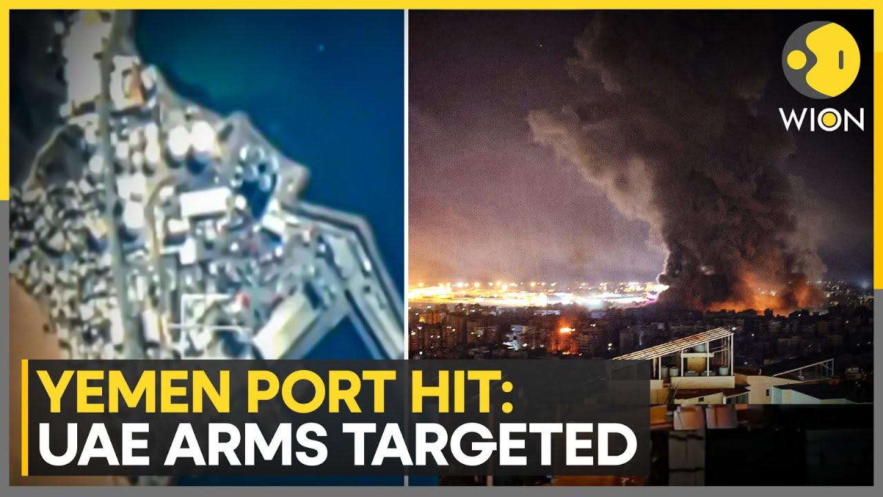 Saudi-Led Coalition Strikes Yemen Port, UAE Arms Shipments Targeted | WION