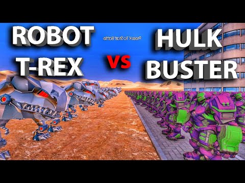 ROBOT T-REX vs HULKBUSTER / UEBS
