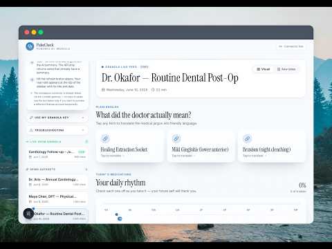 PulseCheck — Granola Clinical Note Assistant Demo Video