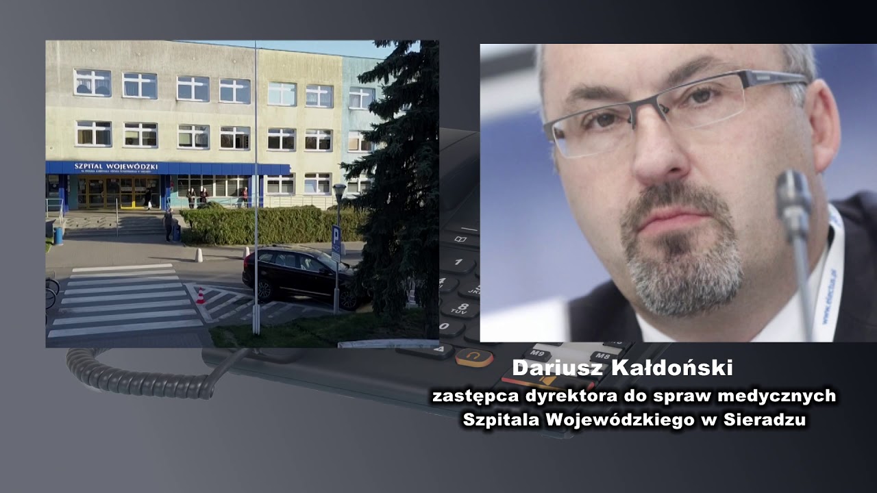 Informacja zastępcy dyrektora do spraw medycznych Szpitala Wojewódzkiego w Sieradzu