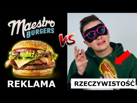 REKLAMA MCDONALDS vs. RZECZYWISTOŚĆ - BURGERY MAESTRO a PASIBUS I BOBBY BURGER!