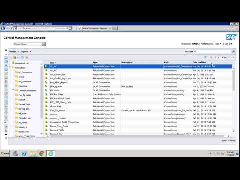 SAP BO Administration Introduction