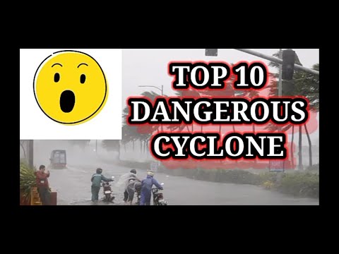 Top 10 Most Dangerous cyclone world has seen. | The power cyclones has changed path