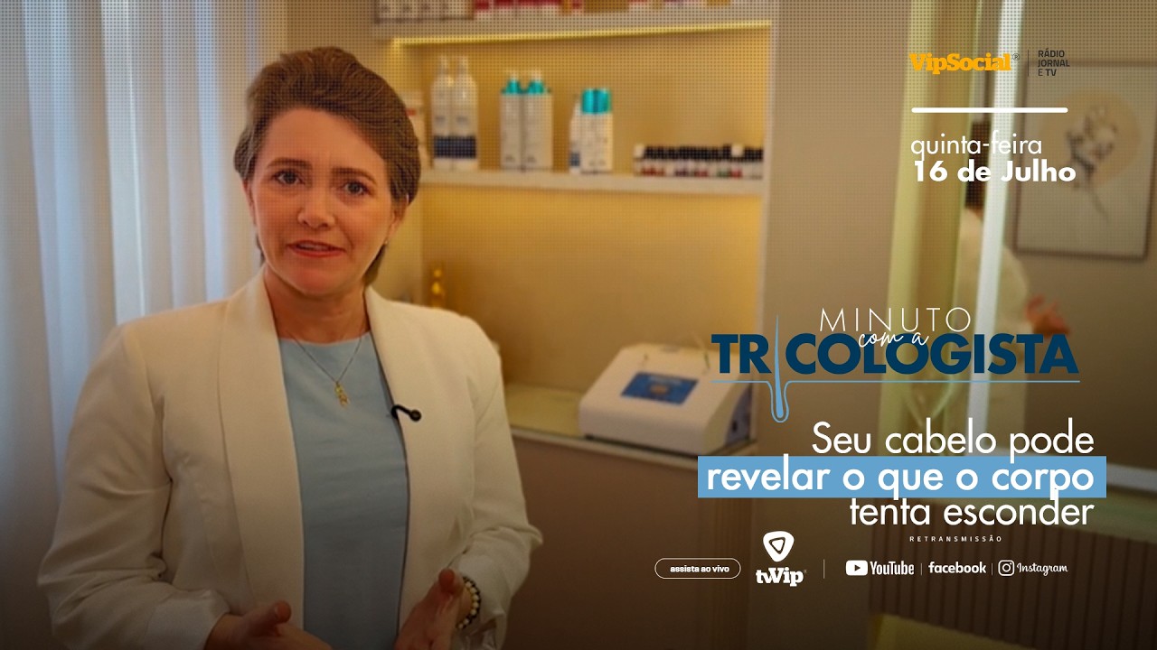 MINUTO TRICOLOGISTA | Seu cabelo pode revelar o que o corpo tenta esconder