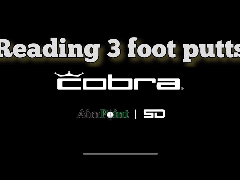 Use AimPoint Express to easily read 3 foot putts