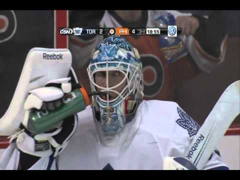 Scott Hartnell scores vs the Maple Leafs -10-23-10