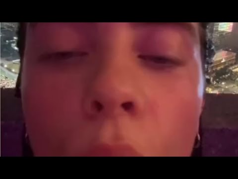 Billie Eilish singing "Solo" by Frank Ocean in the bathtub