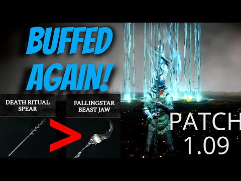 S Tier Weapons Keeps Getting Better! Death Ritual Spear- ELDEN RING PATCH 1.09