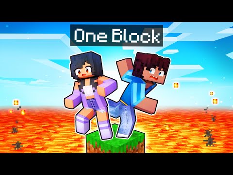 Minecraft But We're STUCK on ONE BLOCK!