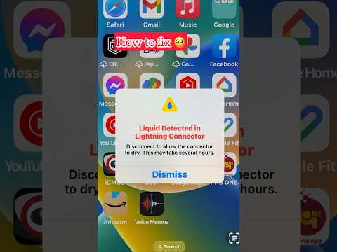How do I fix liquid detected in iphone#iphone14 #viral #technology#shorts#amazing