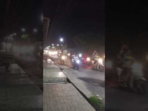 Pessoal da cidade de Pio XII Maranhão comemorando a vitória do Flamengo