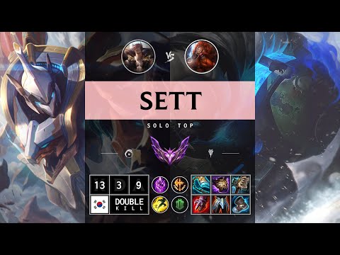 Sett Top vs Gragas - KR Master Patch 14.13