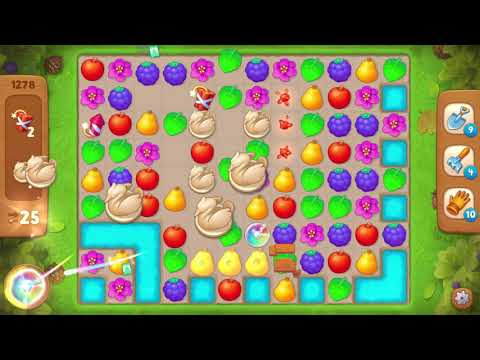 Gardenscapes Level 1278 Walkthrough ''FREE Boosters''