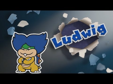 Paper Mario Color Splash: Ludwig Boss Fight (1080p 60fps)