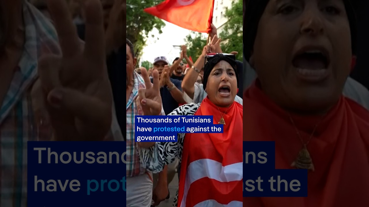 Tunisian Thousands Demand President's Exit Over Heat Crisis, Water Shortages