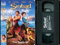 Opening To Sinbad Legend Of The Seven Seas US VHS 2003
