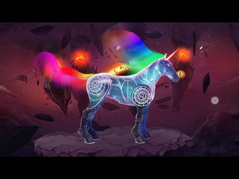 Having fun with Robot Unicorn Attack 2 - Gameplay