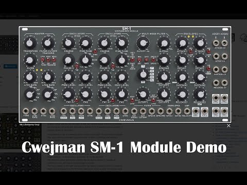 *New in Box* Cwejman SM-1 Synth Voice Module in scarse/elusive Battleship Grey - 2x LFO, 2x VCO, Multi-Mode Filter (MMF), 2x Envelope Generator (EG), VCA, Master Control - 2025 Batch - Made in Sweden πΈπͺ image 8