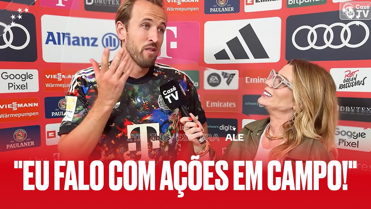 HARRY KANE FALA SOBRE SEUS OBJETIVOS E JOGADORES QUE FAZEM CAMPANHA PARA GANHAR A BOLA DE OURO