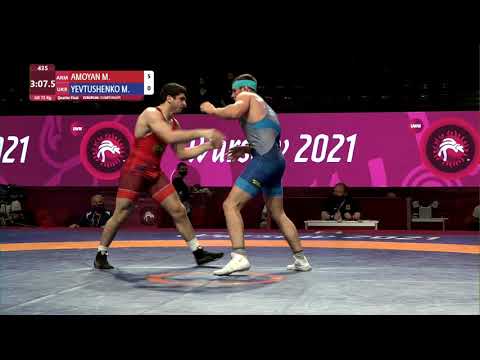 1/4 GR - 72 kg: M. AMOYAN (ARM) v. M. YEVTUSHENKO (UKR)
