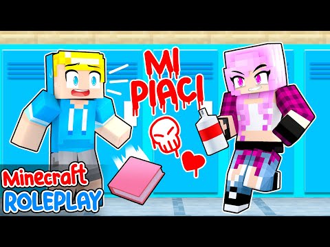 La Mia BULLA Di Scuola Su Minecraft Mi AMA! - Minecraft ITA Roleplay