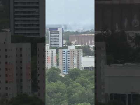 Queima de lixo ou princípio de incêndio no Cocó?