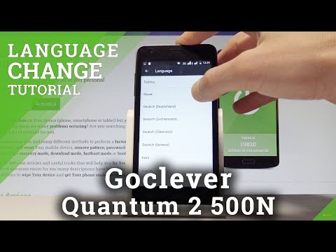 How to Change Language on Goclever Quantum 2 500N |HardReset.Info