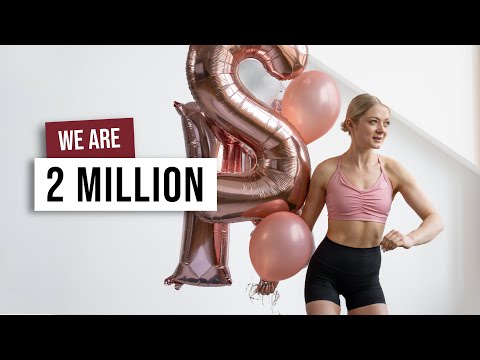 WE ARE 2 MILLION - SPECIAL HIIT WORKOUT + Weights, No Repeat Super Sweaty Workout