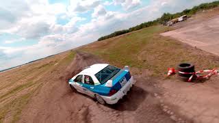 FLinki FPV goes Rallyecar CHASE! Epic Fun! FPV Freestyle drone