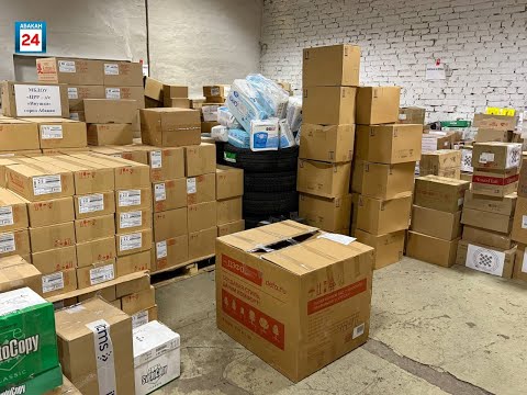 Столица Хакасии формирует новогодний гумгруз, он отправится на Донбасс уже в январе