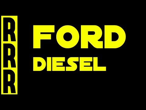 Powerful 7.3 Diesel Engine Sounds Idling - Black Screen