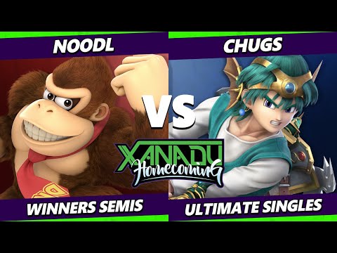Xanadu Homecoming TOP 8 - Noodl (Donkey Kong) Vs. Chugs (Hero) Smash Ultimate - SSBU