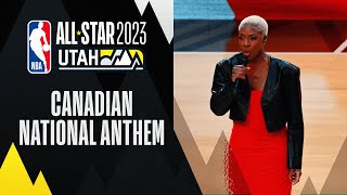 Jully Black Performs The Canadian Anthem | 2023 #NBAAllStar