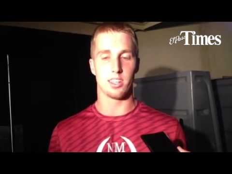 NMSU QB Tyler Rogers talks after 42-24 loss to UTEP in Sun Bowl