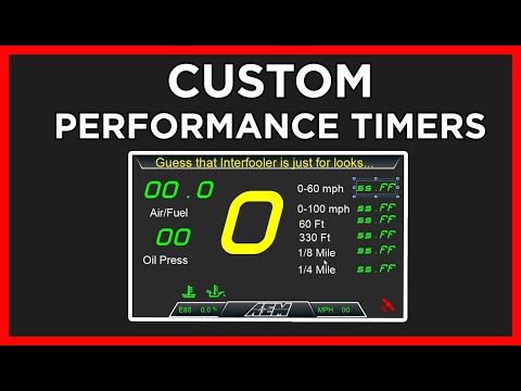 How to Add PERFORMANCE TIMERS to Your CD DASH!