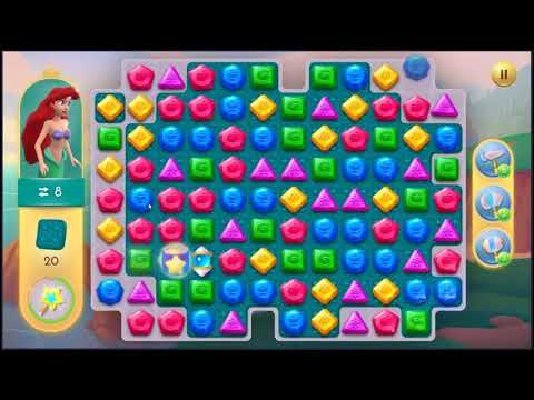 Disney Princess Majestic Quest Level 200 - NO BOOSTERS + FULL STORY 👸 | SKILLGAMING ✔️