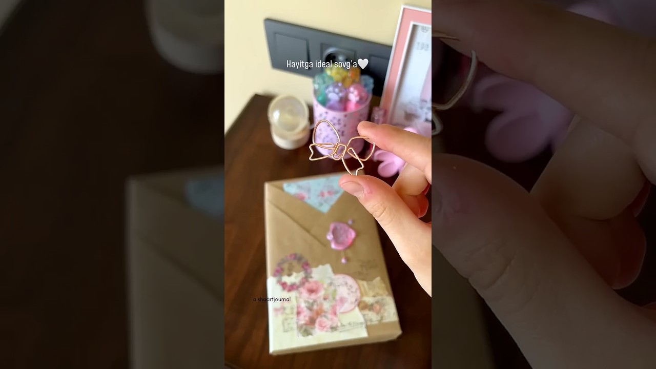 ASMR | Unpacking with aisha💌🎀 #asmr #aishaartjournal #unboxing #shorts #eid