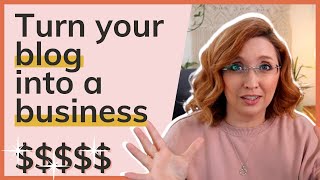 How to transition your blog into a business and sell digital products and online courses
