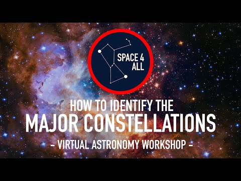 Space4All Virtual Astronomy Workshop || The Major Constellations || 28/01/2021: